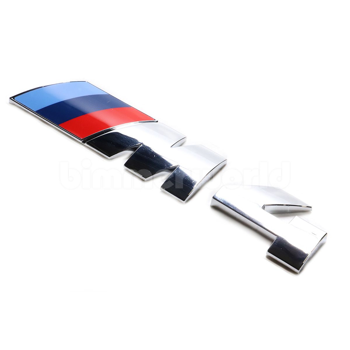 GENERICO - Insignia Emblema Compatible con M4 135x30mm Cromado