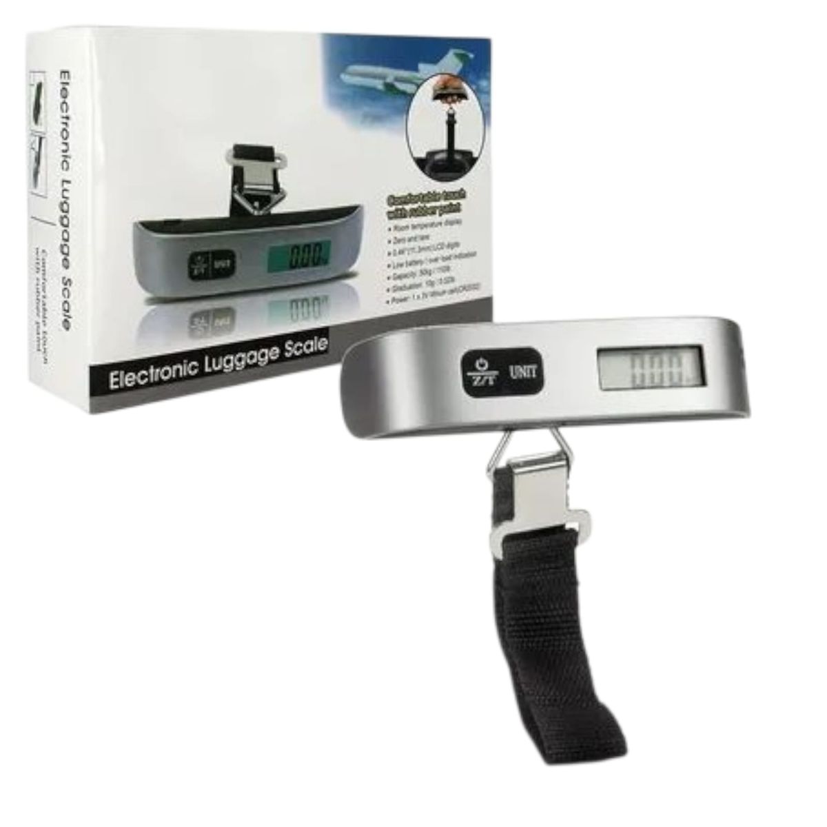 GENERICO - Balanza Pesa Digital De Maleta Para Colgar Capacidad 50kg