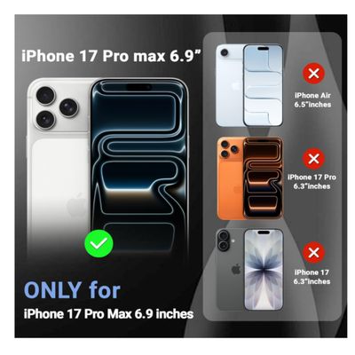 Imagen 2 del producto Carcasa Para iPhone 17 Pro Max Transparente MagSafe