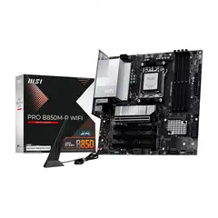 MSI - Placa Madre PRO B850M-P WIFI, mATX, DDR5, AM5