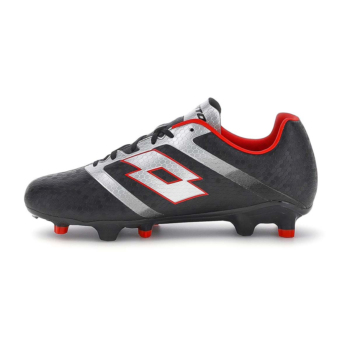 LOTTO - Zapato de Fútbol Hombre Lotto - Maestro FG 700 Negro Rojo