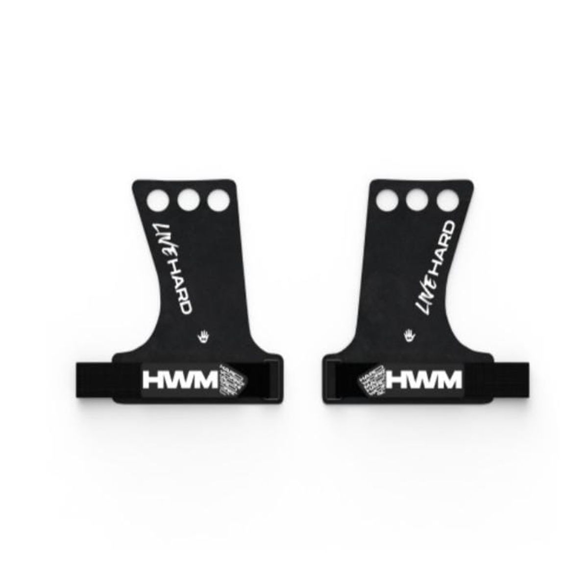 HWM - Calleras para crossfit gym con orificios HWM - NEGRA