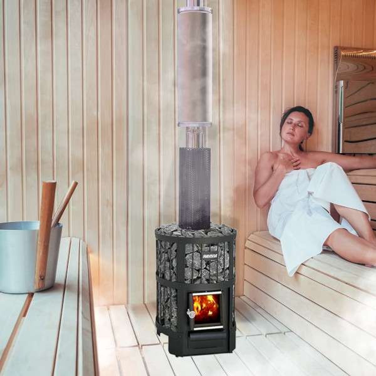 GENERICO - kit de instalación estufa a leña para sauna