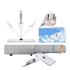 GENERICO - Mopa Spray Rociador Trapeador Pisos - Blanco