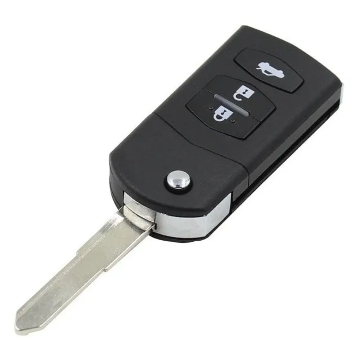 GENERICO - Carcaza Llave para Mazda 3 5 6 Navaja 3 Botones