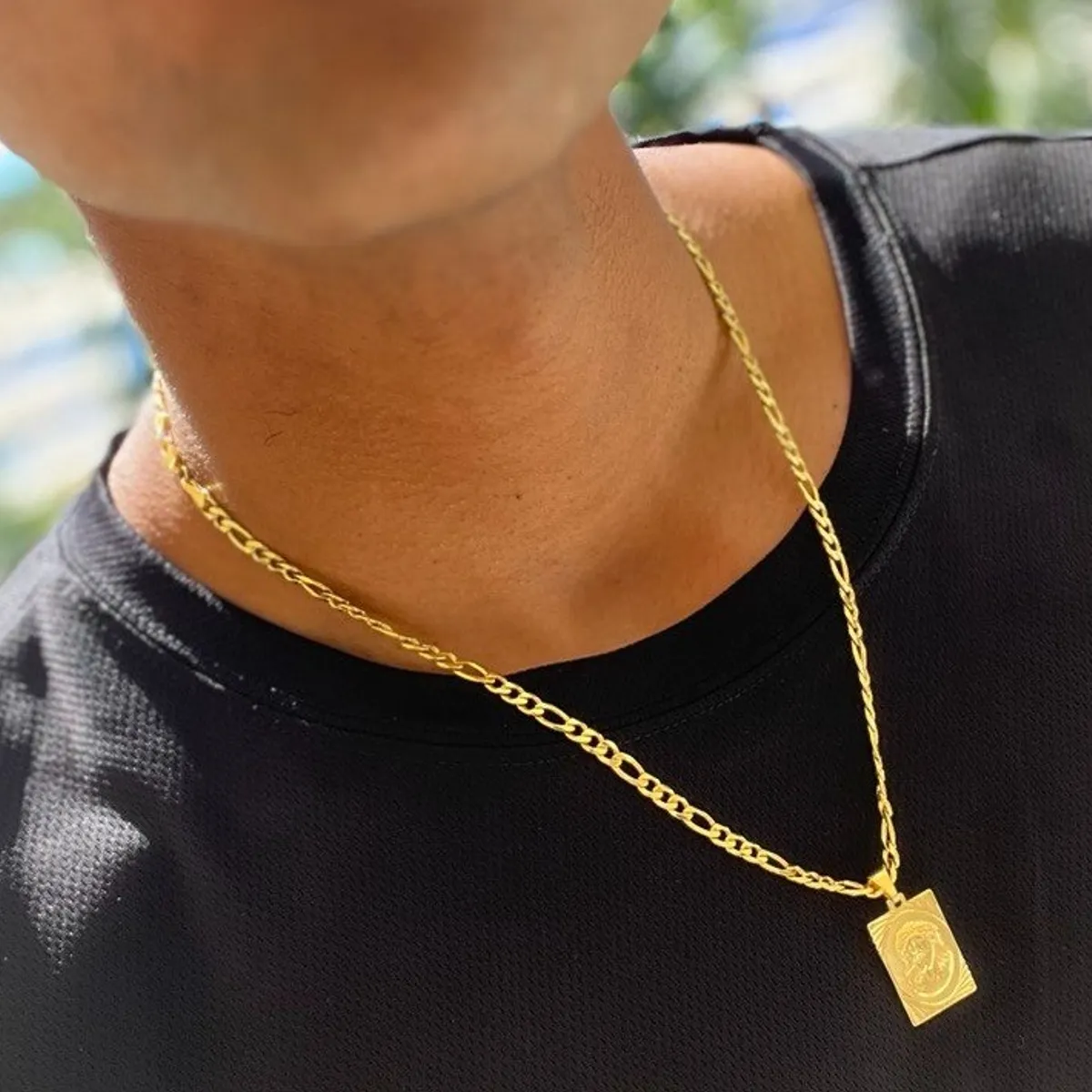GENERICO - Conjunto Cadena y Colgante en Oro Laminado 18k