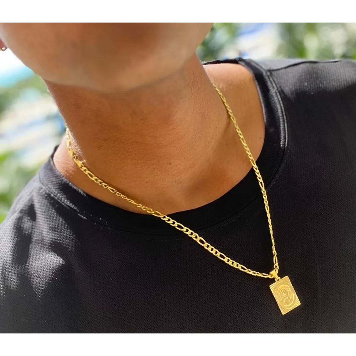GENERICO - Conjunto Cadena y Colgante en Oro Laminado 18k