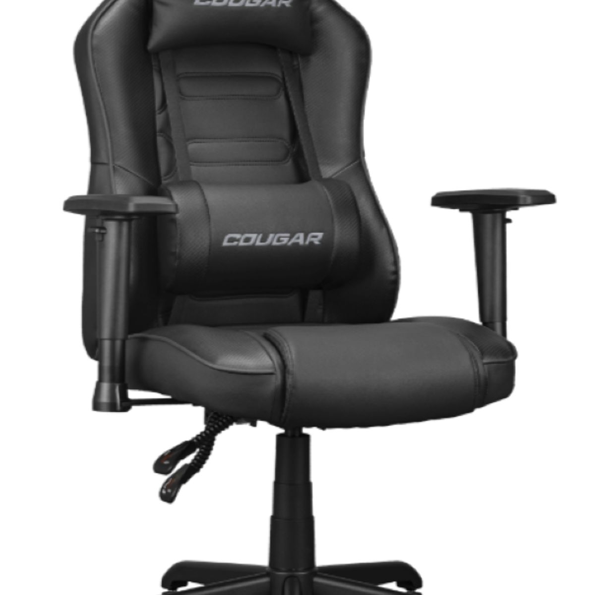 COUGAR - Silla Gamer - Cougar Fusion S - Black - Soporte máx. 120 kg - Reposabrazos 2D