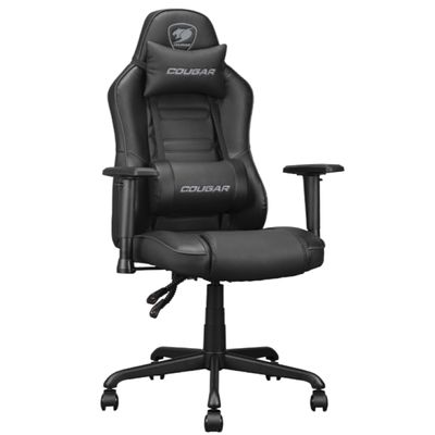 Imagen 2 del producto Silla Gamer - Fusion S - Black - Soporte máx. 120 kg - Reposabrazos 2D