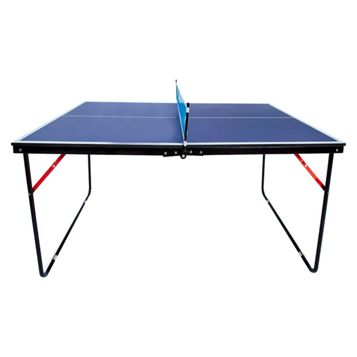 ATLETIS - Mini Mesa de Ping Pong Portátil Azul