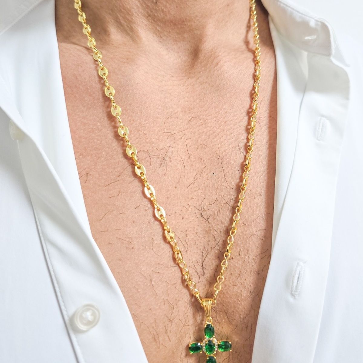 GENERICO - Conjunto Cadena y Colgante en Oro Laminado 18k