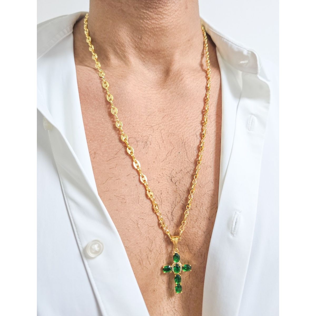 GENERICO - Conjunto Cadena y Colgante en Oro Laminado 18k