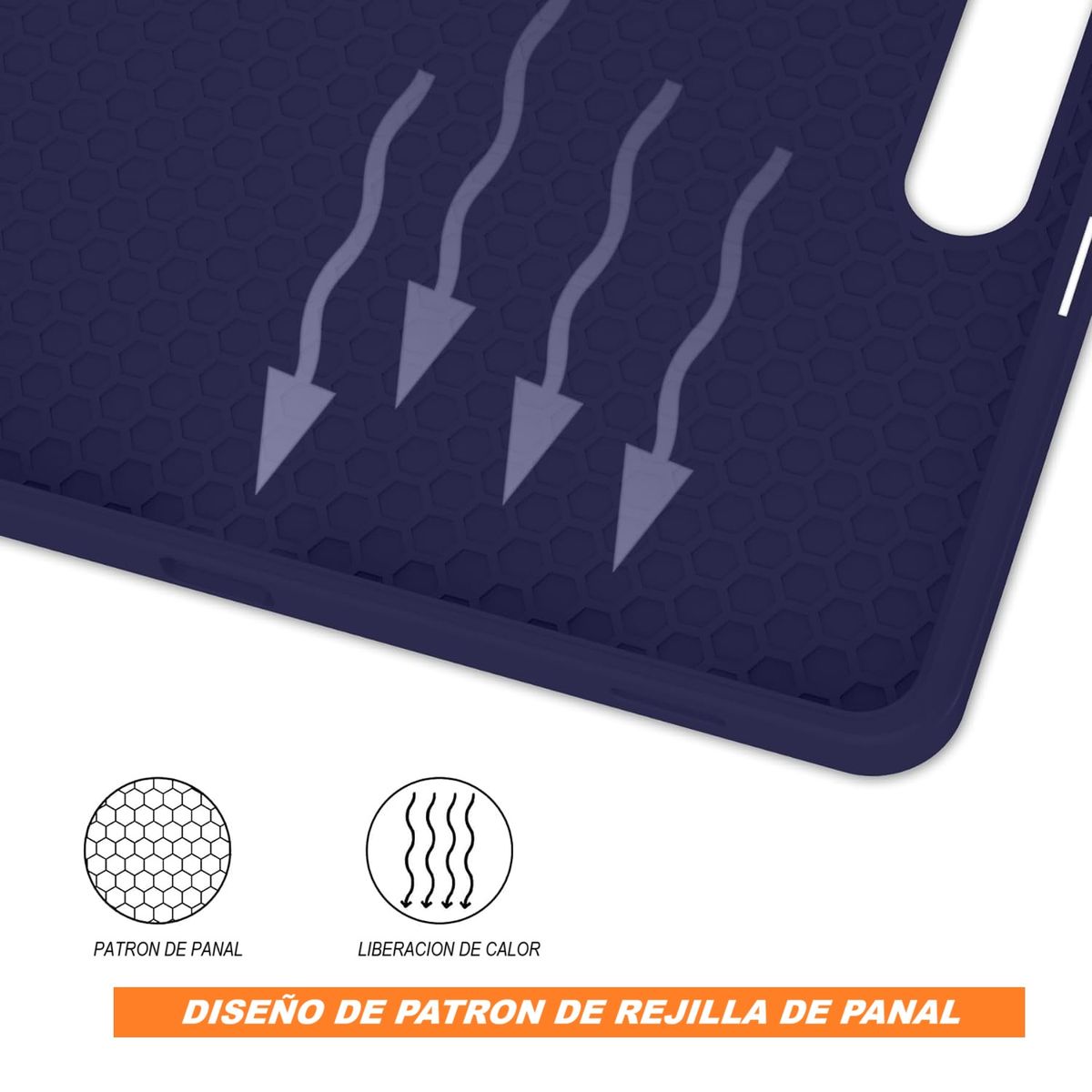 GENERICO - Carcasa Funda Para Samsung Galaxy Tab S10 FE Plus 131 Azul