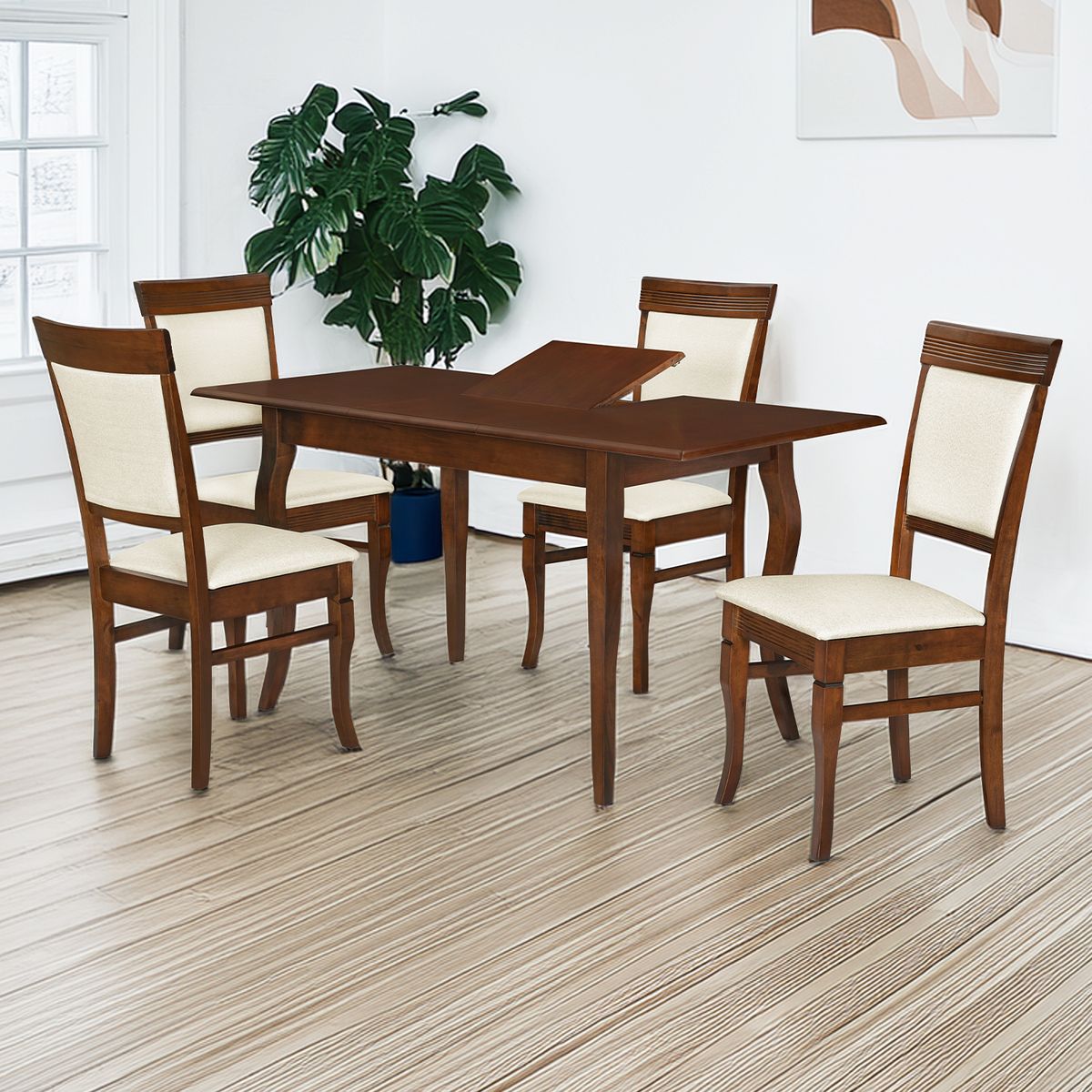 WDS HOME - Juego de Comedor Santorini 4 Sillas