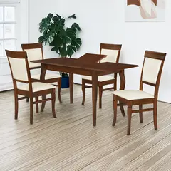 GENERICO - Juego de Comedor Santorini 4 Sillas