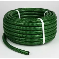 GENERICO - Manguera Jardin Reforzada 1/2 Pulgada 3 Capas 50 Mts Verde Oscuro