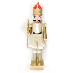 ARTIHOGAR - Cascanueces Musical Gigante Soldado 85 Cm Luces y Movimiento