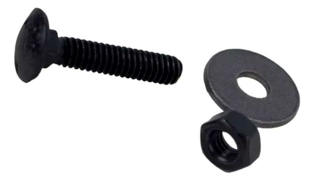 Pack Perno Coche 3 /8x 2 1 /2 Negro Tuerca Y Golilla 100 Un