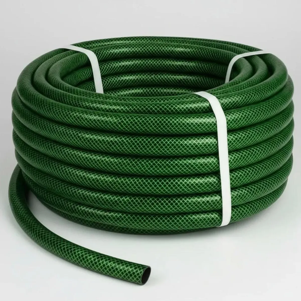 GENERICO - Manguera Jardin Reforzada 1/2 Pulgada 3 Capas 20 Mts Verde Oscuro