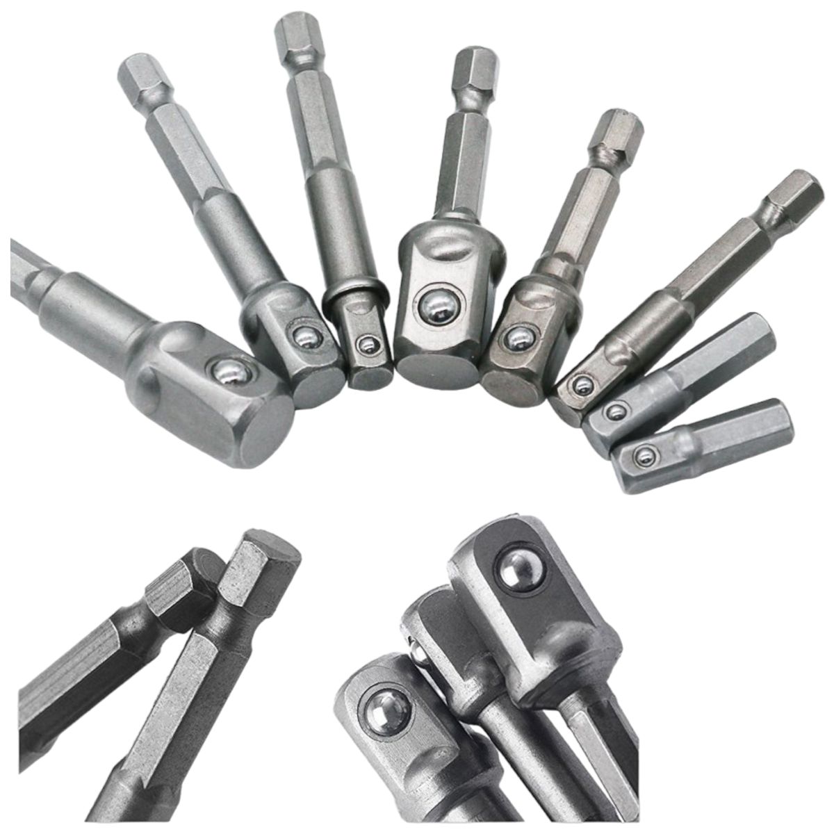 GENERICO - Adaptadores de Dados de Impacto en 14 38 y 12 para Taladro