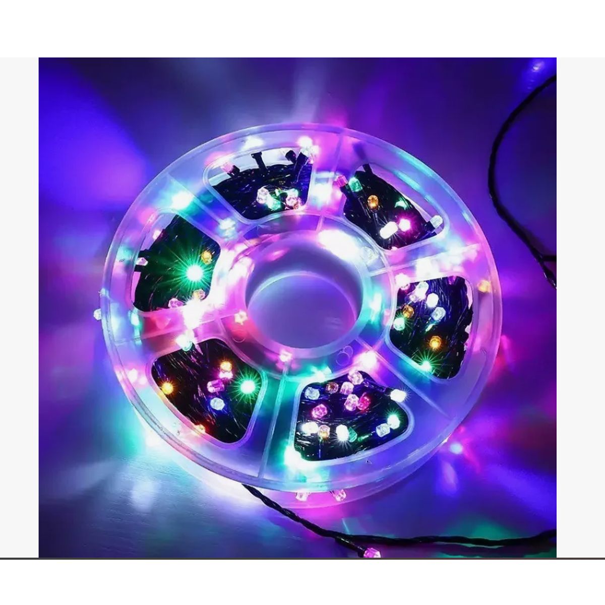 GENERICO - Luces  De Navidad LED Rollo 50 metros 240 leds Multicolor