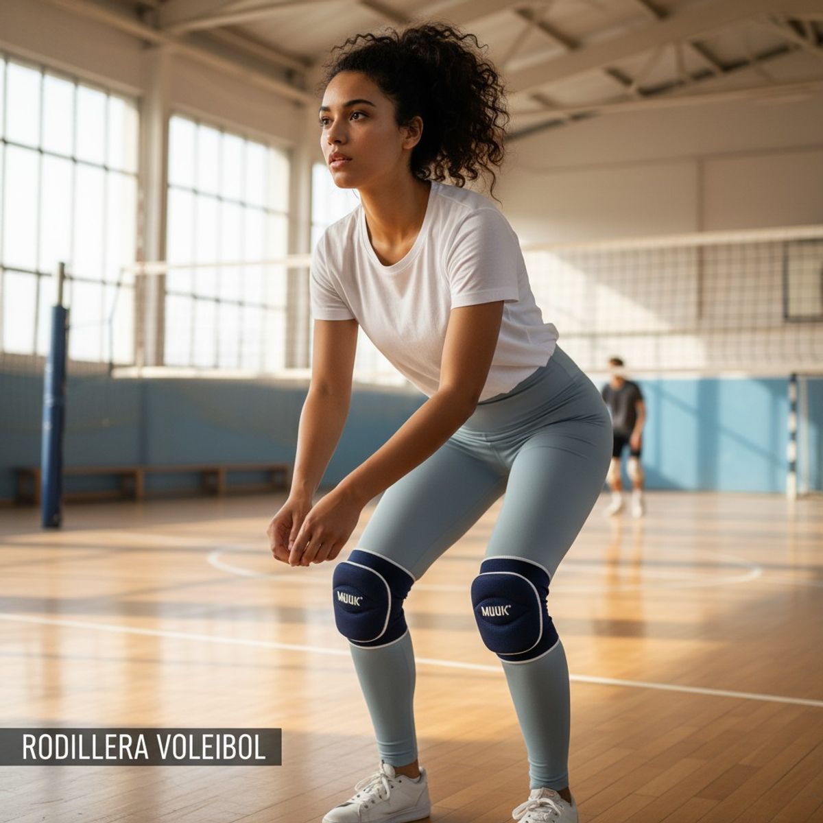MUUK - RODILLERA CLASICA VOLLEY MUUK AZUL OSCURO M