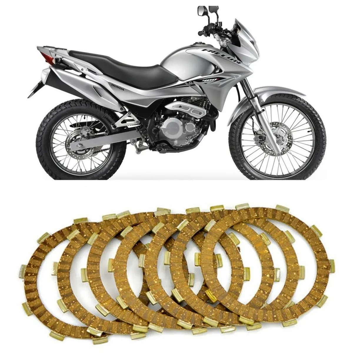 GENERICO - Juego De Discos De Embrague Honda Falcon Nx400 Japones