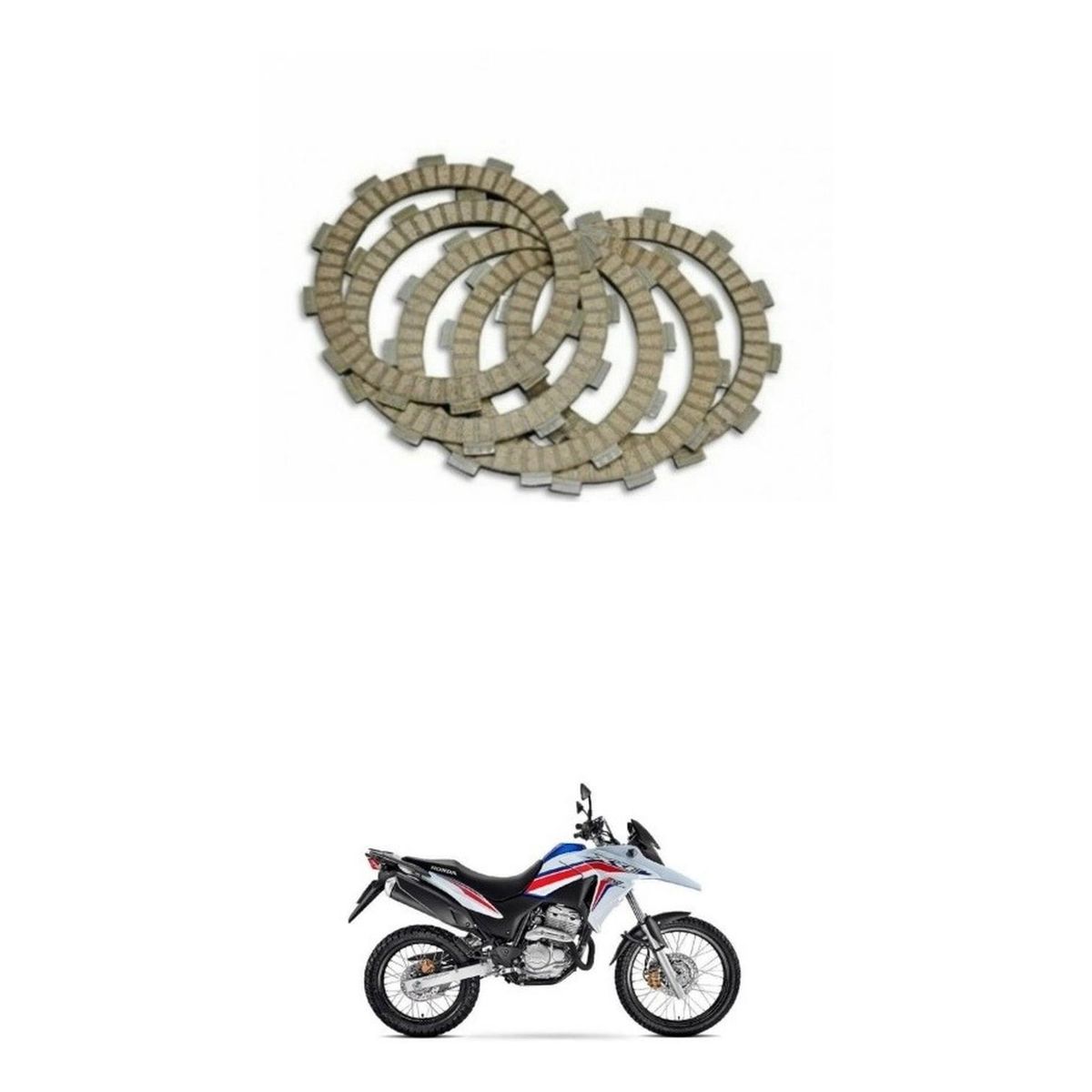 GENERICO - Discos De Embrague Para Moto Honda Xre 300 Japones