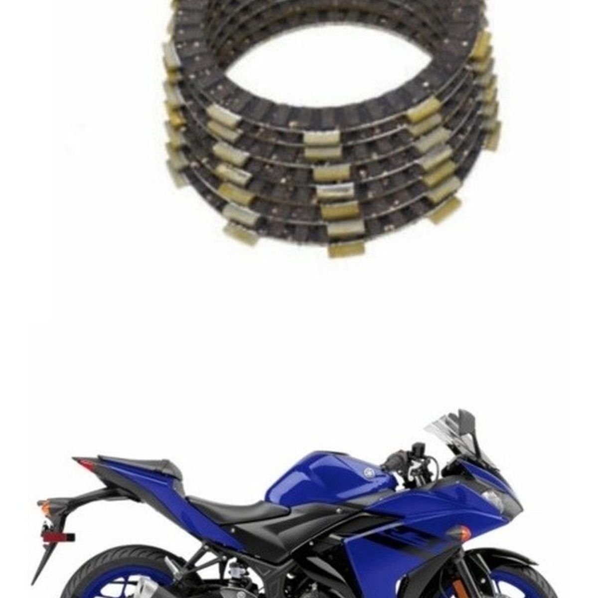 GENERICO - Discos De Embrague Para Moto Yamaha R3  Mt 03  Mt03a  R3a