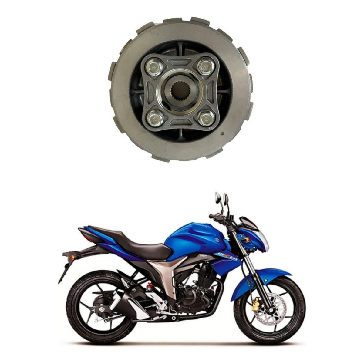 GENERICO - Prensa Embrague Moto Suzuki Gixxer 150 Di - Sf Japón