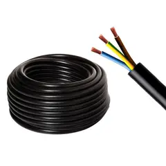 GENERICO - Cable Cordón Eléctrico Certificado 3x4mm rollo 75mts
