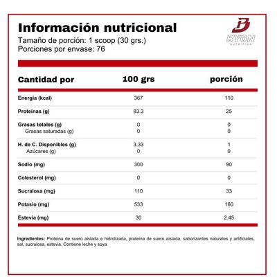 Imagen 2 del producto ISO 100 Proteína Hidrolizada y Aislada - Cookies an
