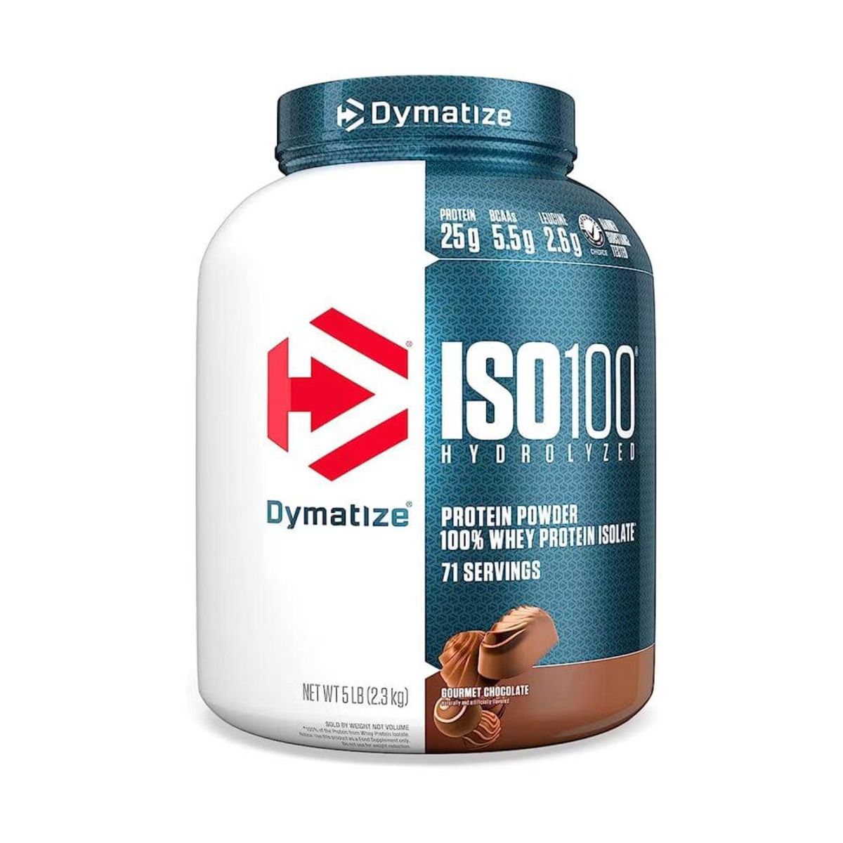 DYMATIZE - ISO 100 Dymatize Proteína Hidrolizada y Aislada - Chocolate