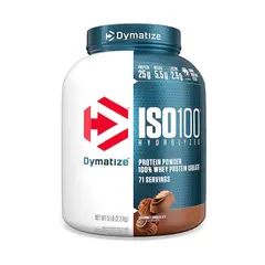 DYMATIZE - ISO 100 Proteína Hidrolizada y Aislada - Chocolate