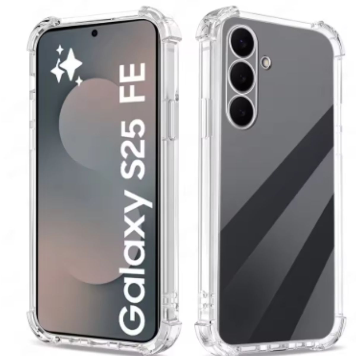 GENERICO - Carcasa Para Samsung S25 Fe Transparente Reforzada