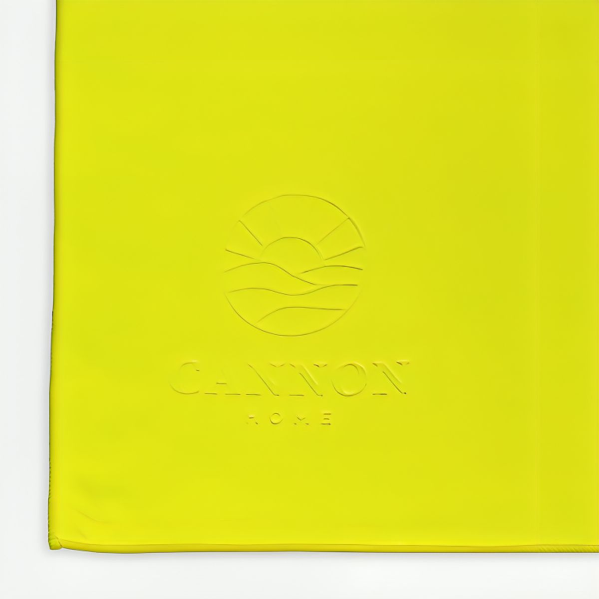 CANNON - Toalla de Playa 380gr Flúor 80x160cm  Amarillo  Cannon