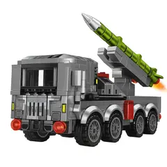WARRIOR - Camión Militar Lanzamisiles Bloques construcción 439 piezas
