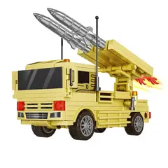 WARRIOR - Camión Militar Lanzamisiles Bloques de construcción 438 pcs