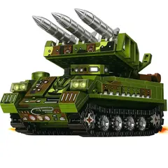 WARRIOR - Tanque Lanzamisiles Militar Bloques de Construcción 456 pcs