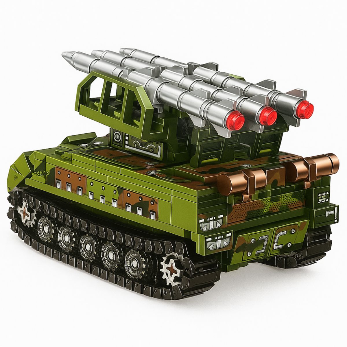 WARRIOR - Tanque Lanzamisiles Militar Bloques de Construcción 456 pcs