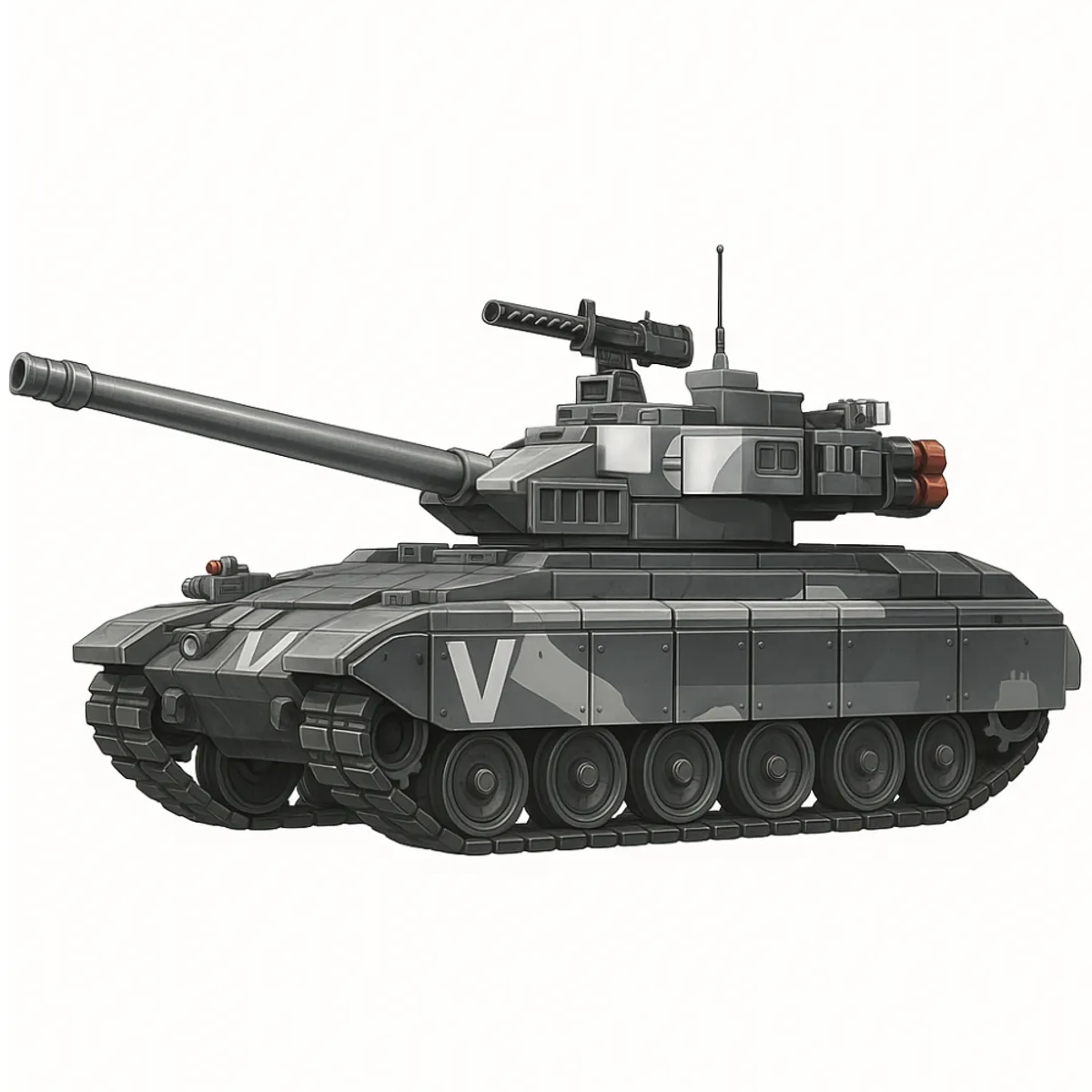 WARRIOR - Tanque Militar Táctico Bloques de Construcción 452 piezas