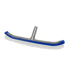 GENERICO - Cepillo Mango Aluminio Cerdas Plásticas Limpia Piscina 45cm