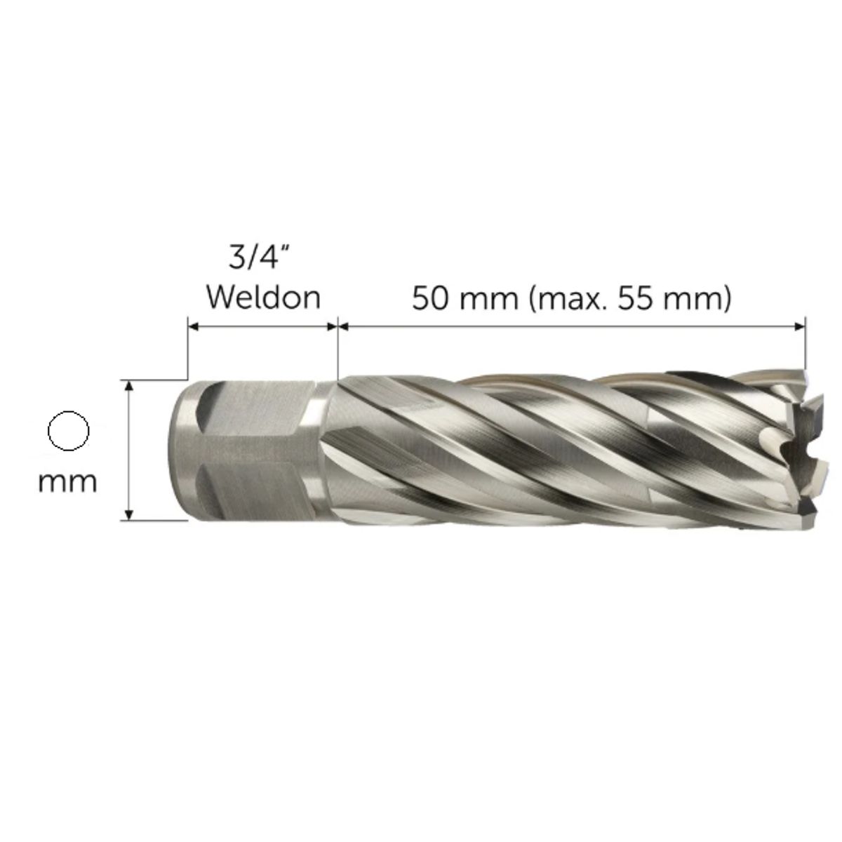 FEIN - Broca Anular Taladro Magnético HSS Nova Ø D27 x 50 mm FEIN