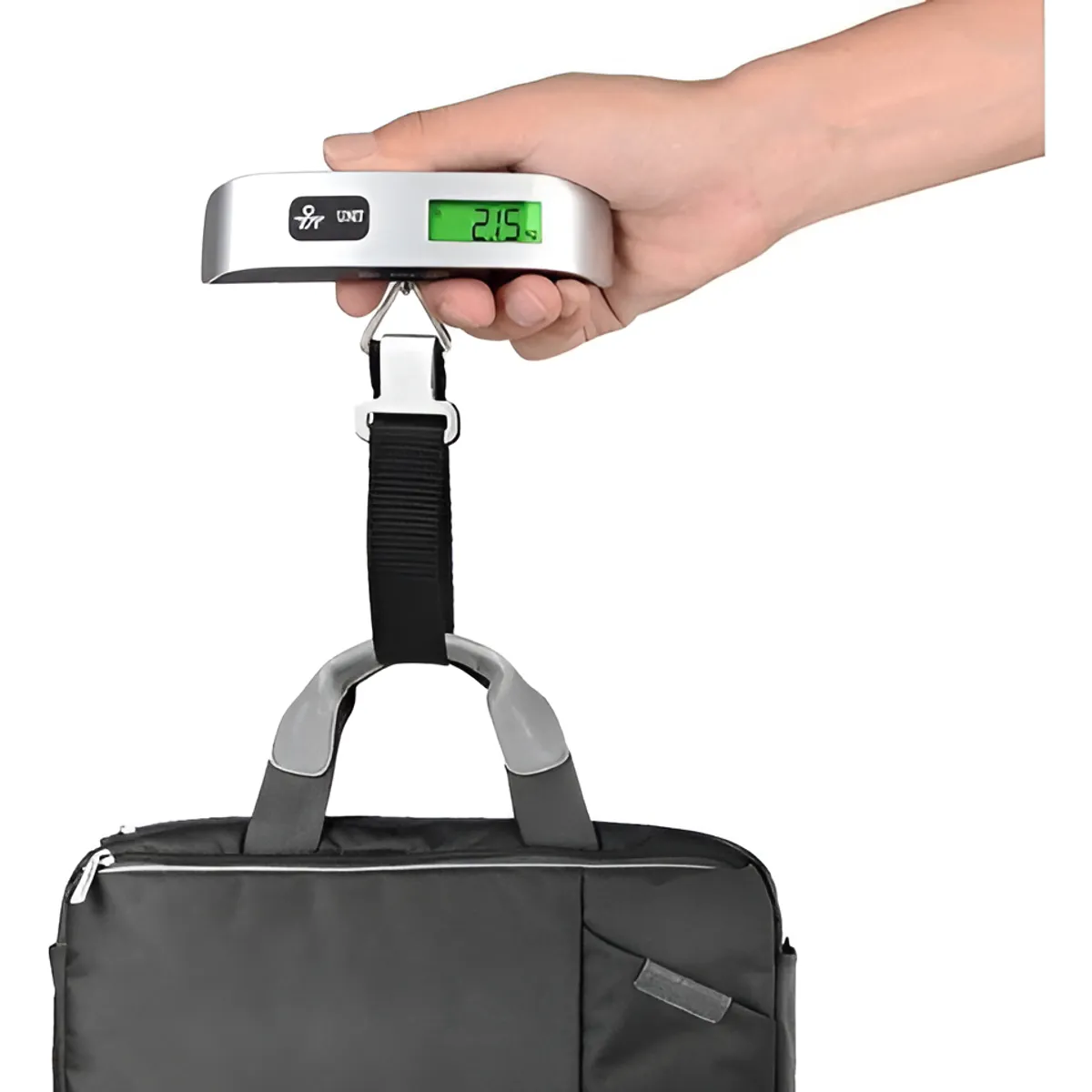 EVERSO - Pesa Balanza Digital Maleta Para Colgar Hasta 50kg