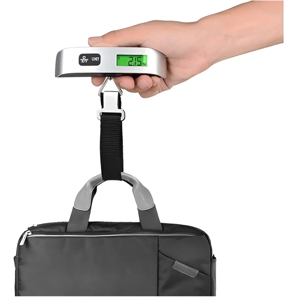 EVERSO - Pesa Balanza Digital Maleta Para Colgar Hasta 50kg