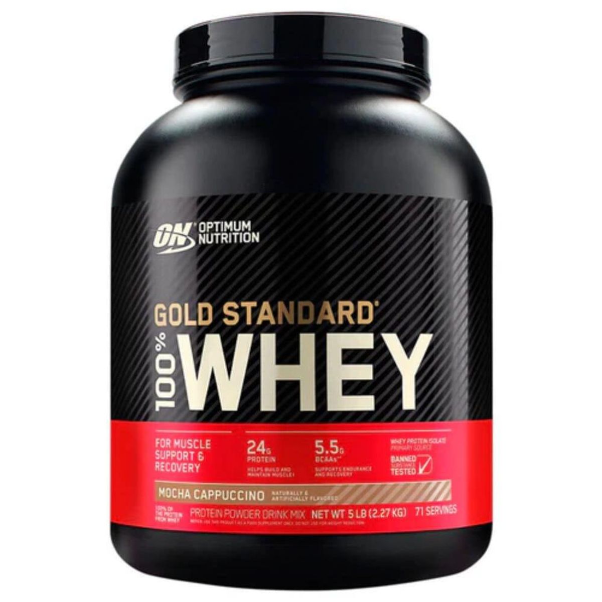 OPTIMUM - Gold Standard 100% Whey Protein 5 lbs - Mocachino