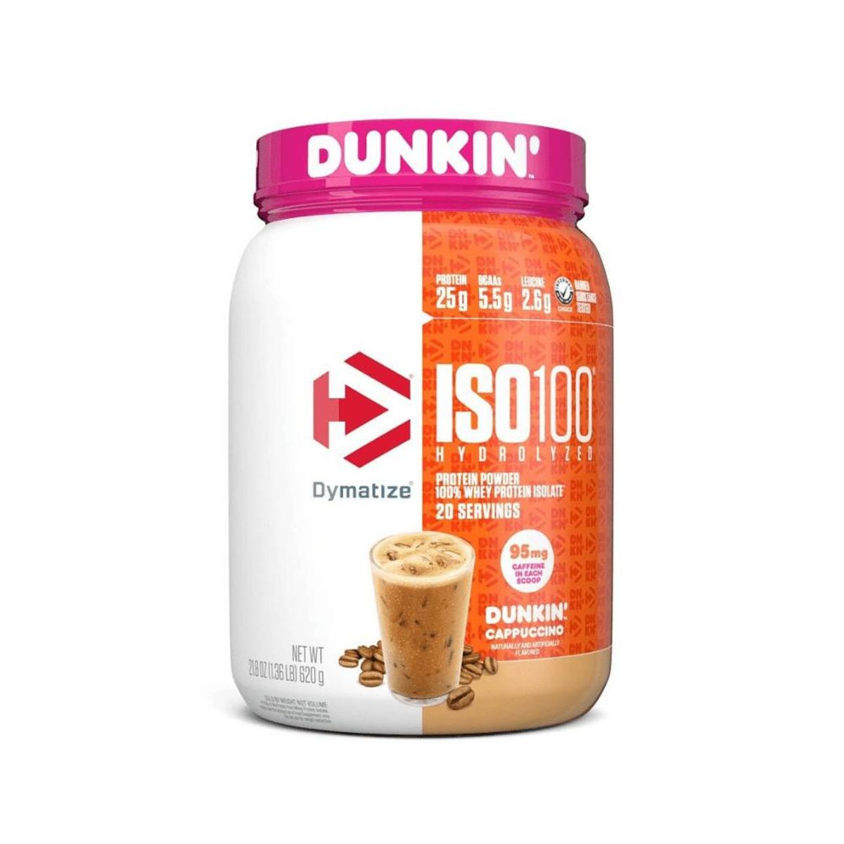 DYMATIZE - Iso 100 1.4 lbs - Versión limitada Dunkin - Cappuccino