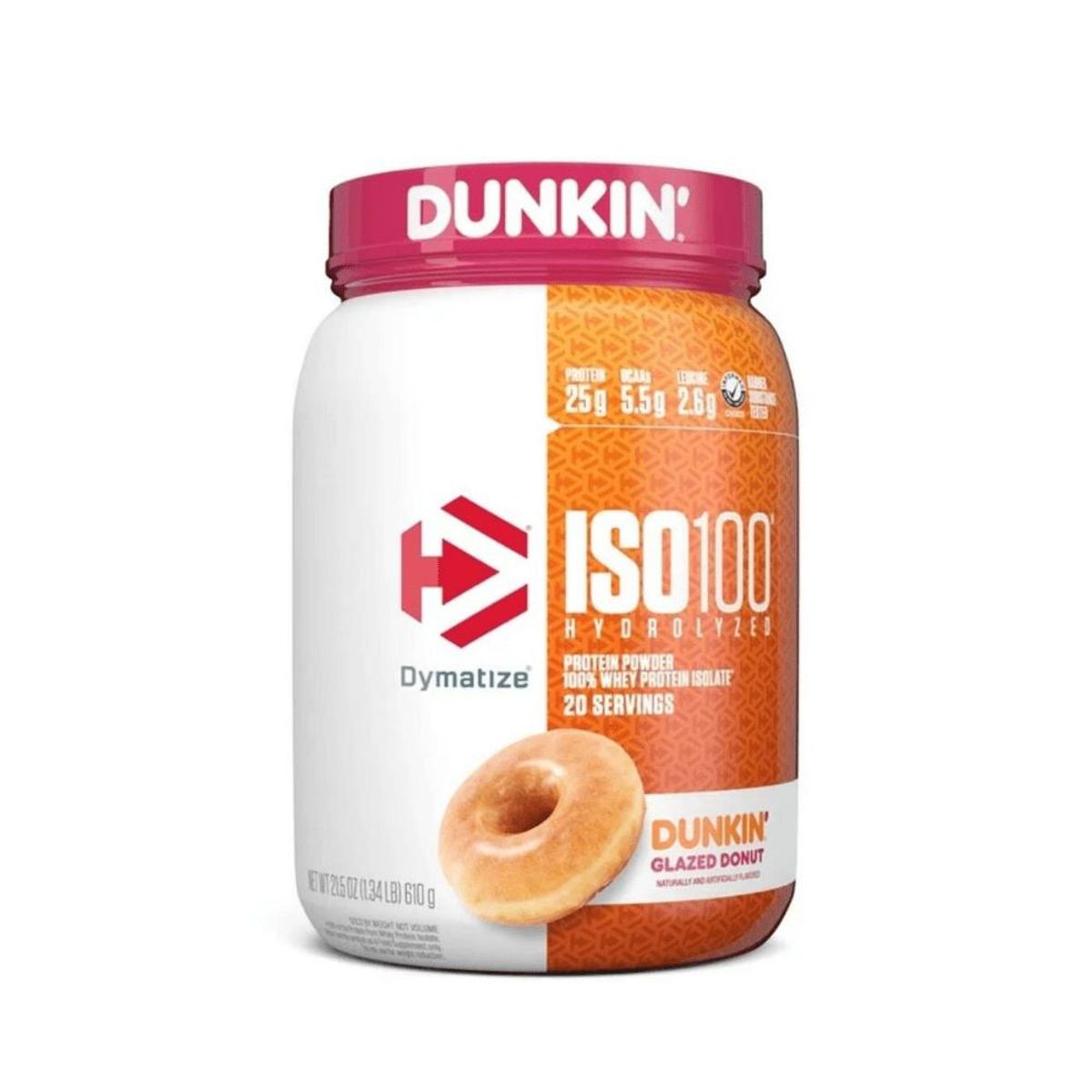 DYMATIZE - Iso 100 1.4 lbs - Versión limitada Dunkin - Glazed Donut