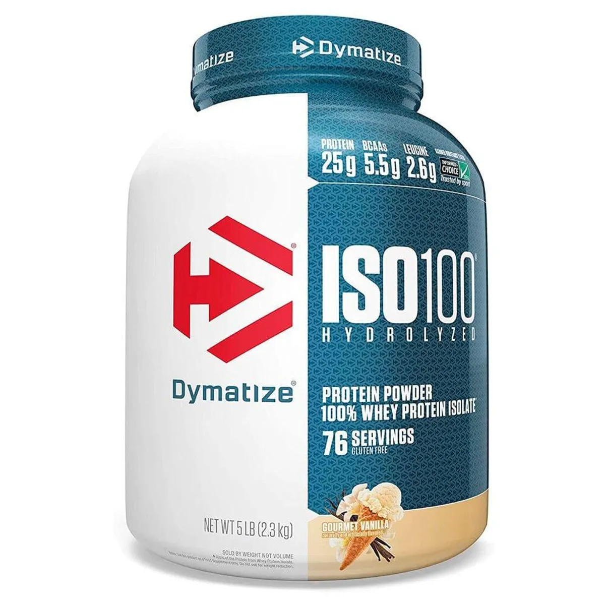 DYMATIZE - ISO 100 Dymatize Proteína Hidrolizada y Aislada - Vainilla G