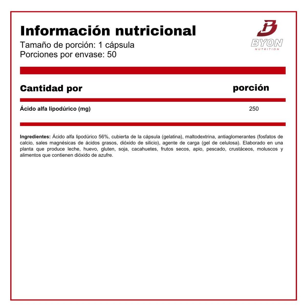 SCITEC NUTRITION - ALA 250 mg 50 caps - Scitec Nutrition